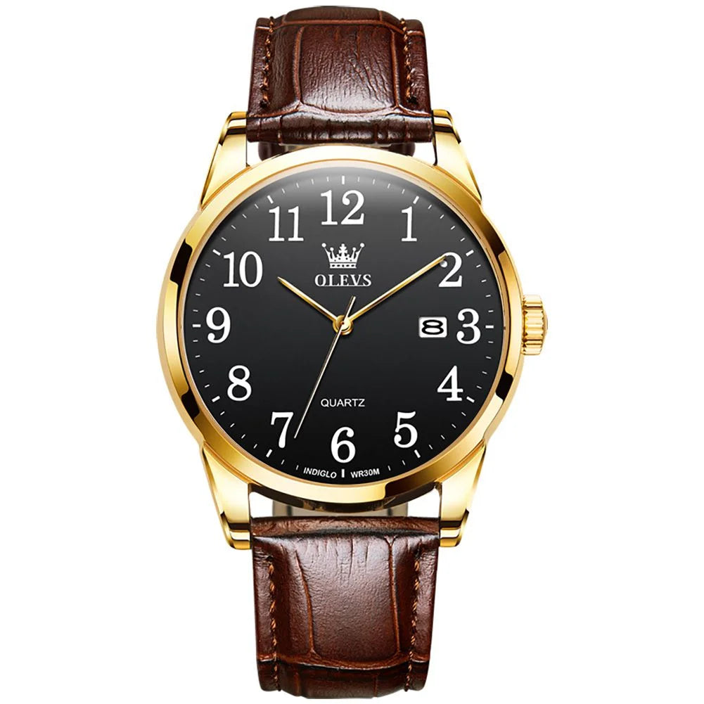 OLEVS Classic Gold Quartz Watch