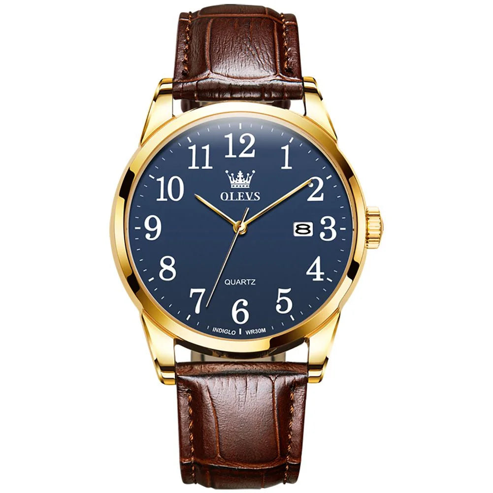OLEVS Classic Gold Quartz Watch